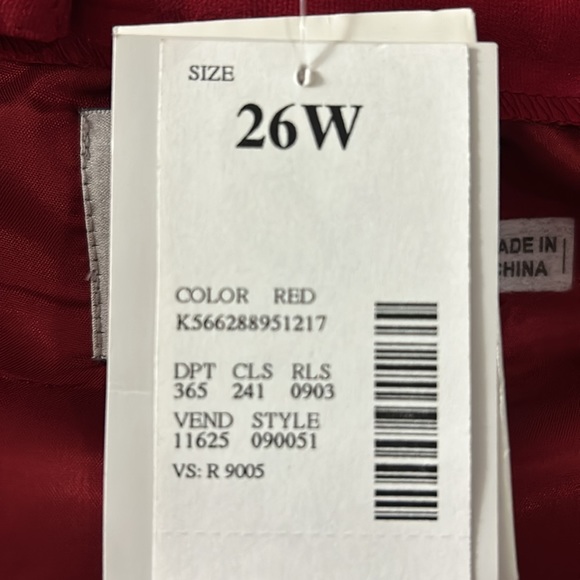 Red 3 piece suit sequins sleeveless blouse and skirt - Picture 4 of 4